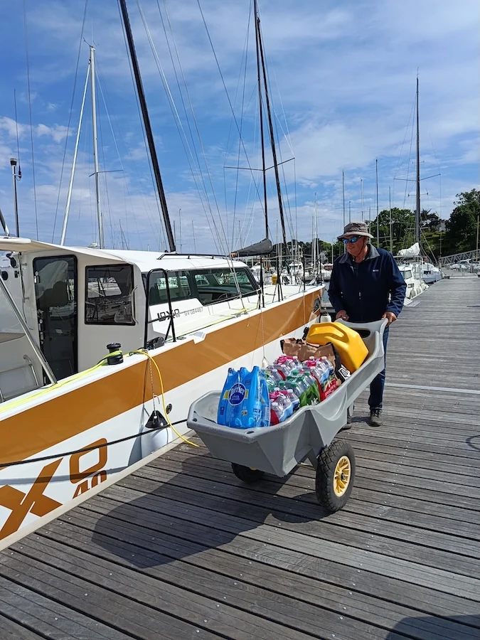 Christian prépare la loxo 40